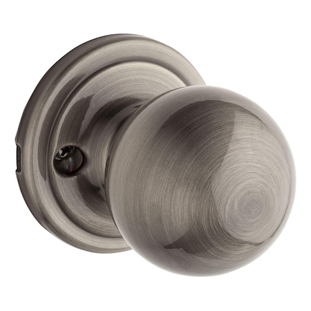 Kwikset Circa Half Dummy Knob, Satin Nickel Blackened 788CA-15AGC